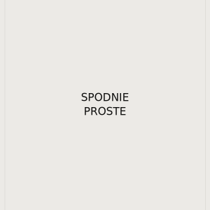 Spodnie proste